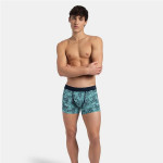 Men Super Combed Cotton Elastane Stretch Printed Trunk with Ultrasoft Waistband_(Prints May Vary)