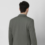 Men Solid Single Breasted Formal Blazer