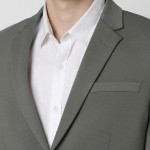 Men Solid Single Breasted Formal Blazer