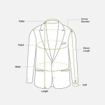 Men's Formal Blazer, Green, Single Button, Notch Lapel, Business Suit Jacket