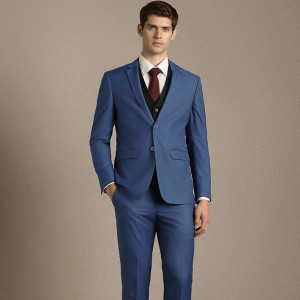 Slim Fit 2 Piece Blazer and Waistcoat with Trousers Coats