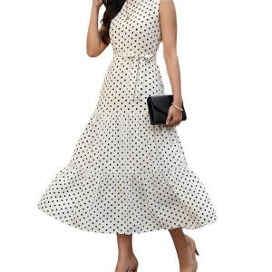 One Piece Dress for Women | Sleeveless Midi Dress for Woman | A Line Dresses for Women | Casual Summer